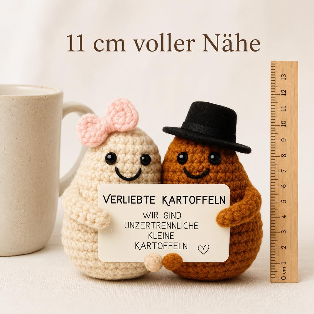 Verliebte Kartoffeln – 11 cm voller Nähe