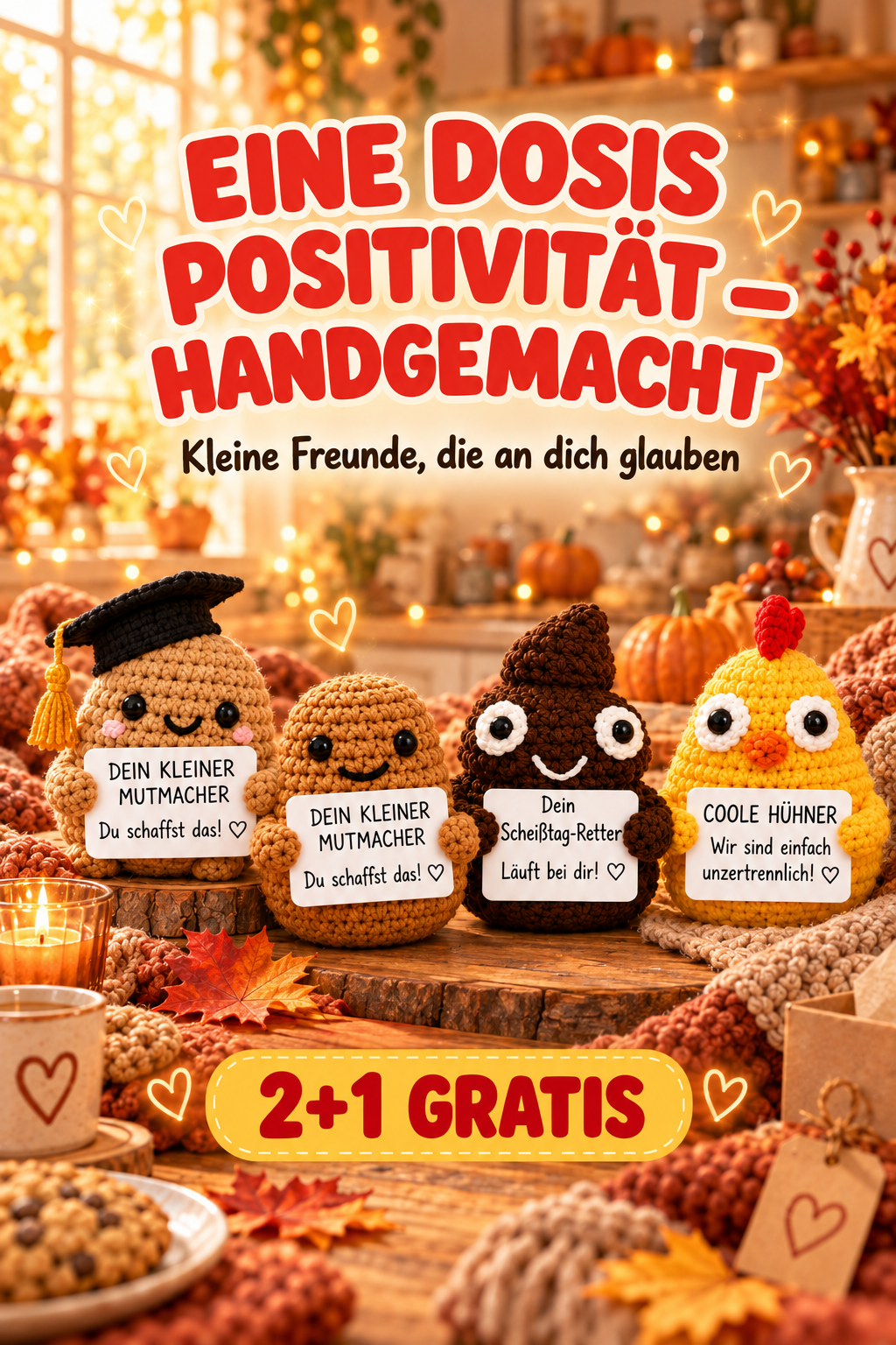 Positive Kartoffel – Eine Dosis Positivität, handgemacht – 2+1 gratis