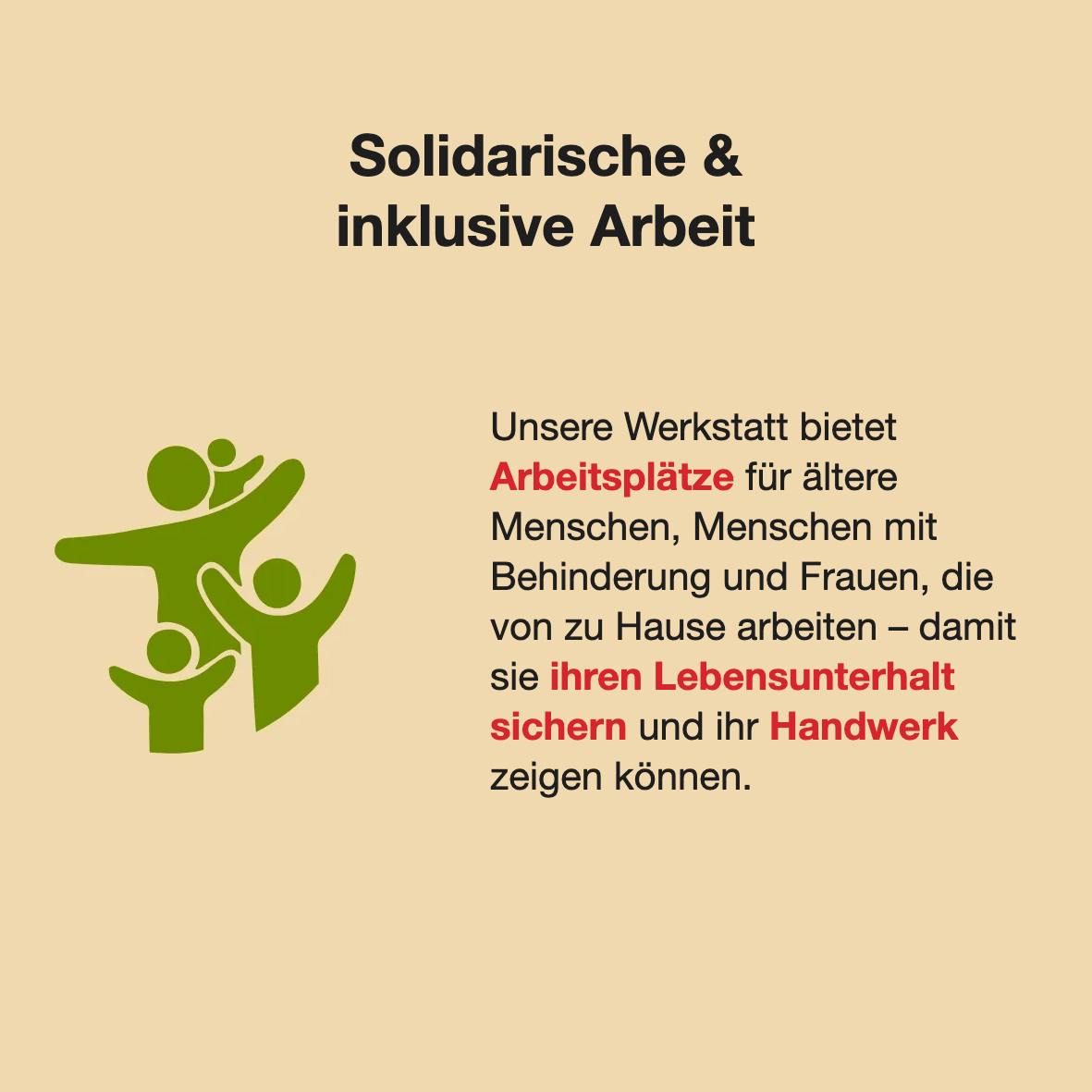 Solidarische & inklusive Arbeit